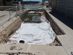 Die Ausgrabung Anfang Juli 2020