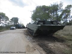 Das Militär verhindert, dass die Brücken und die Straße betreten werden.