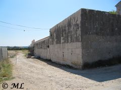 Die Außenmauer ist eigentlich nur an dieser Seite stabil.