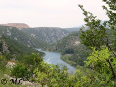 Blick von oben auf den Fluss, 06/2012