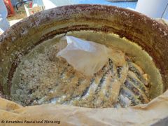 Srdele, in Salz eingelegte kleine Sardinen, eine Spezialität aus Dalmatien