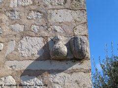 Flaschenkürbis und Brot