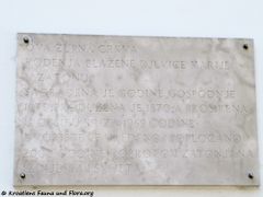 Inschrift über die Renovierung